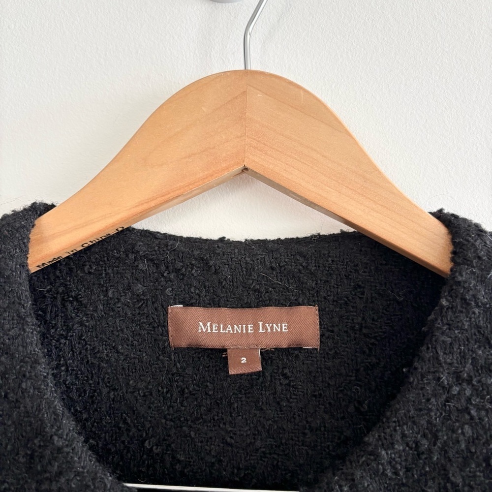 Melanie Lyne Elegant Textured Wool Suit Jacket - Picture 4 of 15